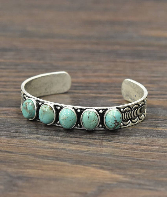 Navajo Turquoise Cuff Bracelet - Jewellery - ISAC Trading Inc