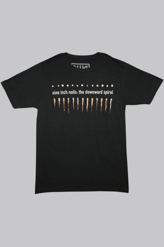Nine Inch Nails Unisex T-Shirt: Downward Spiral (with Back Print) - House of Bones