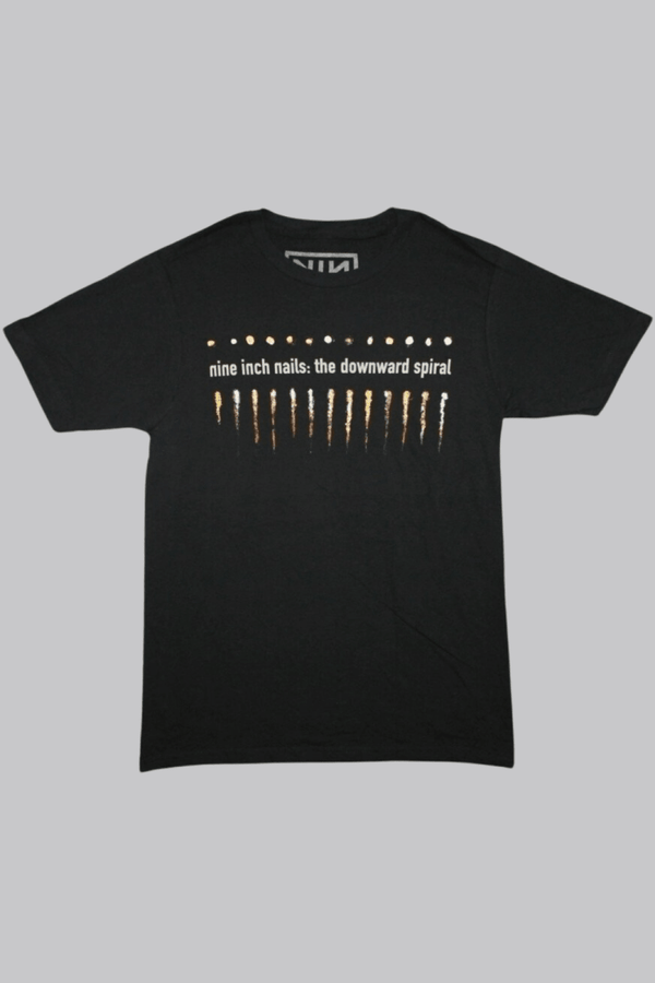 Nine Inch Nails Unisex T-Shirt: Downward Spiral (with Back Print) - House of Bones