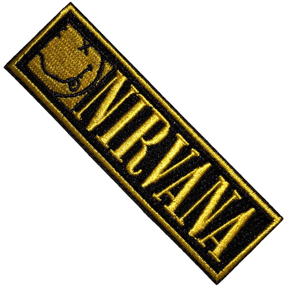 Nirvana Logo & Smiley Patch - Patches - Official Merchandise