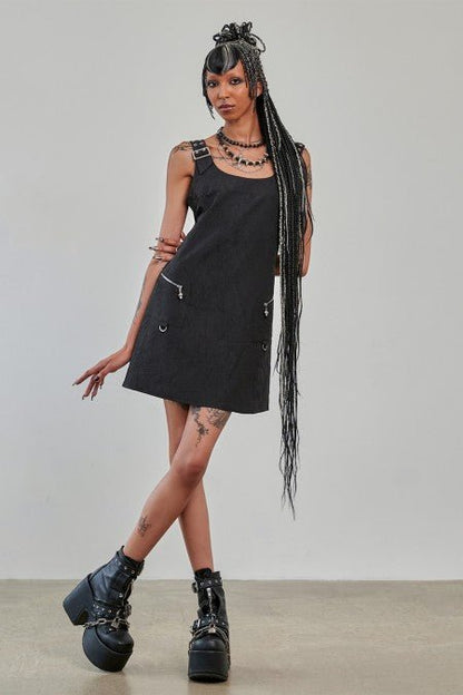 No Rules Black Buckle Dress - Dresses - Banned