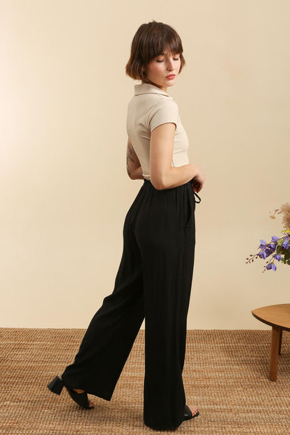 Black Loose Trousers
