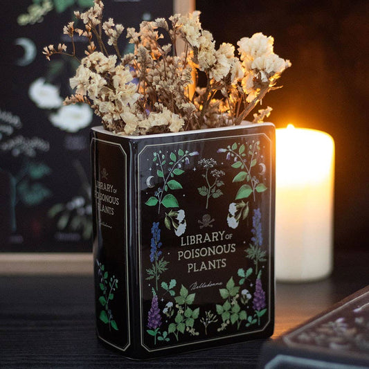 Poisonous Plants Book Shaped Vase - Something Different Wholesale Europe