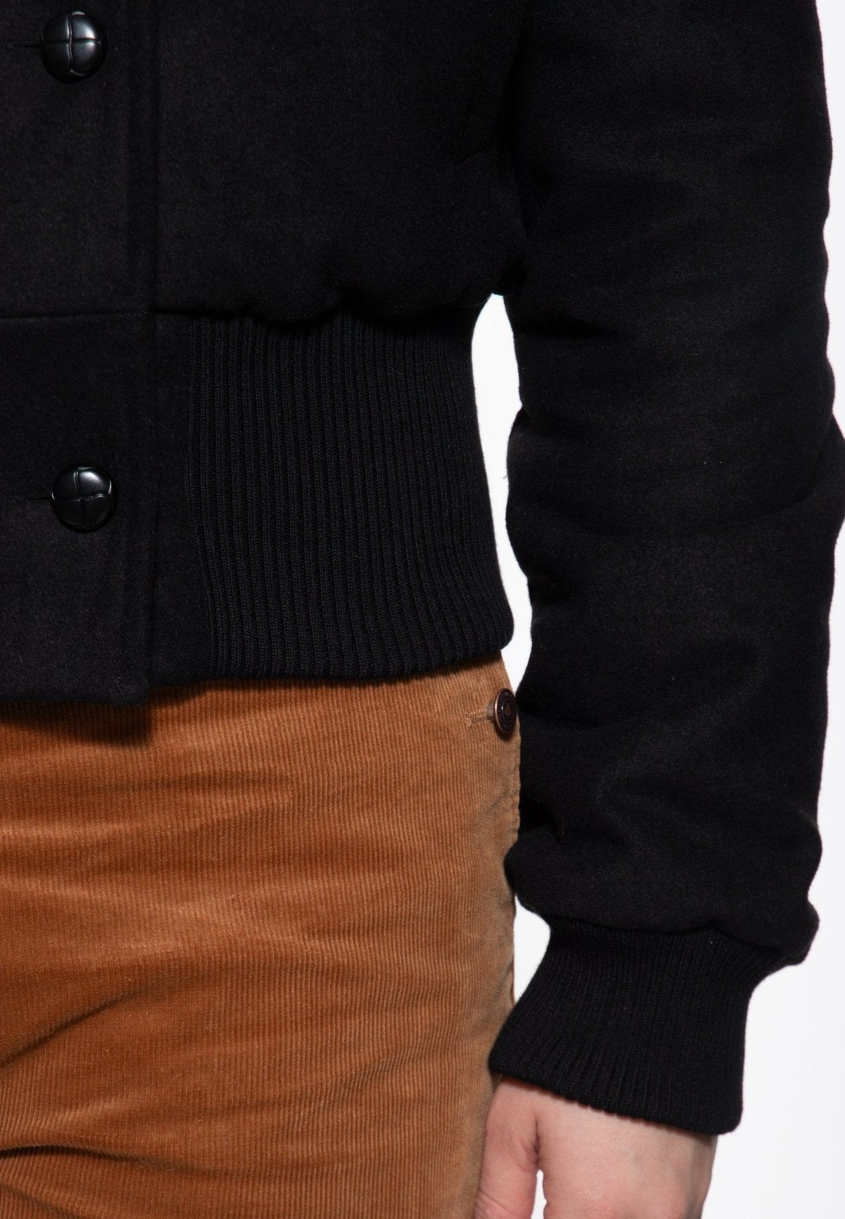 Vintage Jacket with Teddy Collar