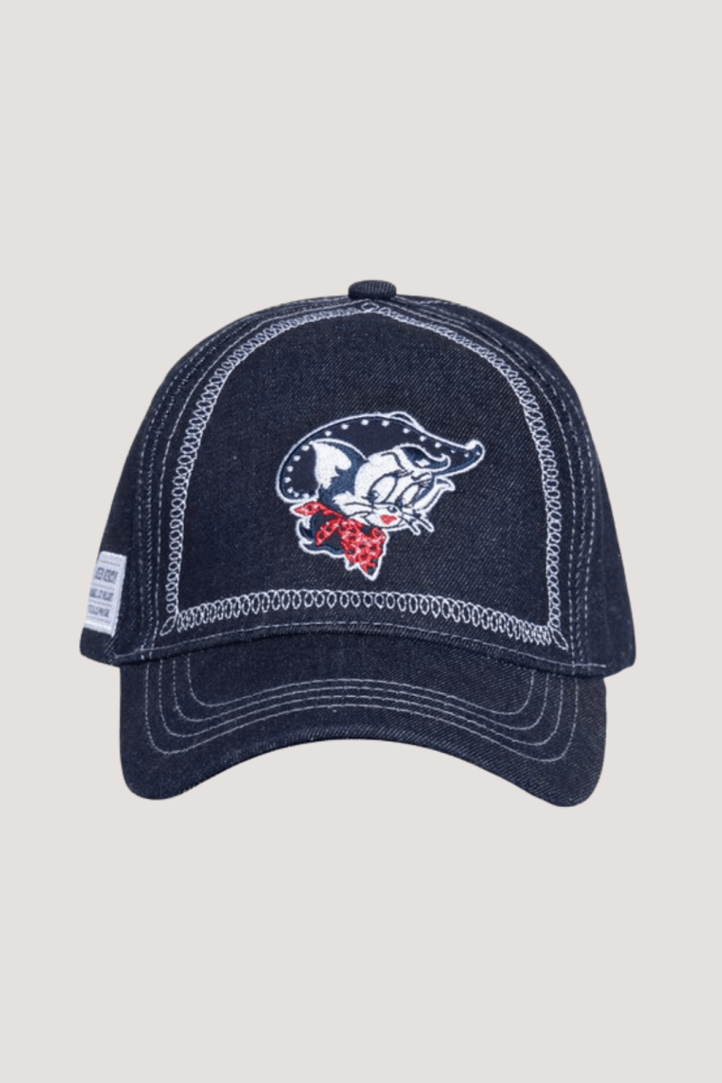 Rebel at Heart Denim Cap - Caps - Queen Kerosin