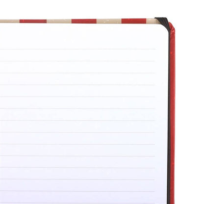 Red Circus Stripe A5 Notebook - Something Different Wholesale Europe