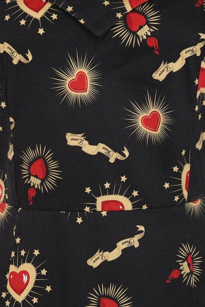 Rhona True Love Pencil Dress - Dresses - Banned