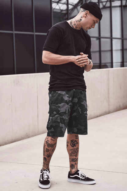 Ripstop Shorts Dark Camo - Shorts - Brandit