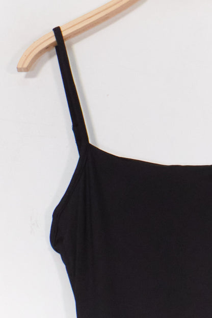 Black Maxi Dress with Slit