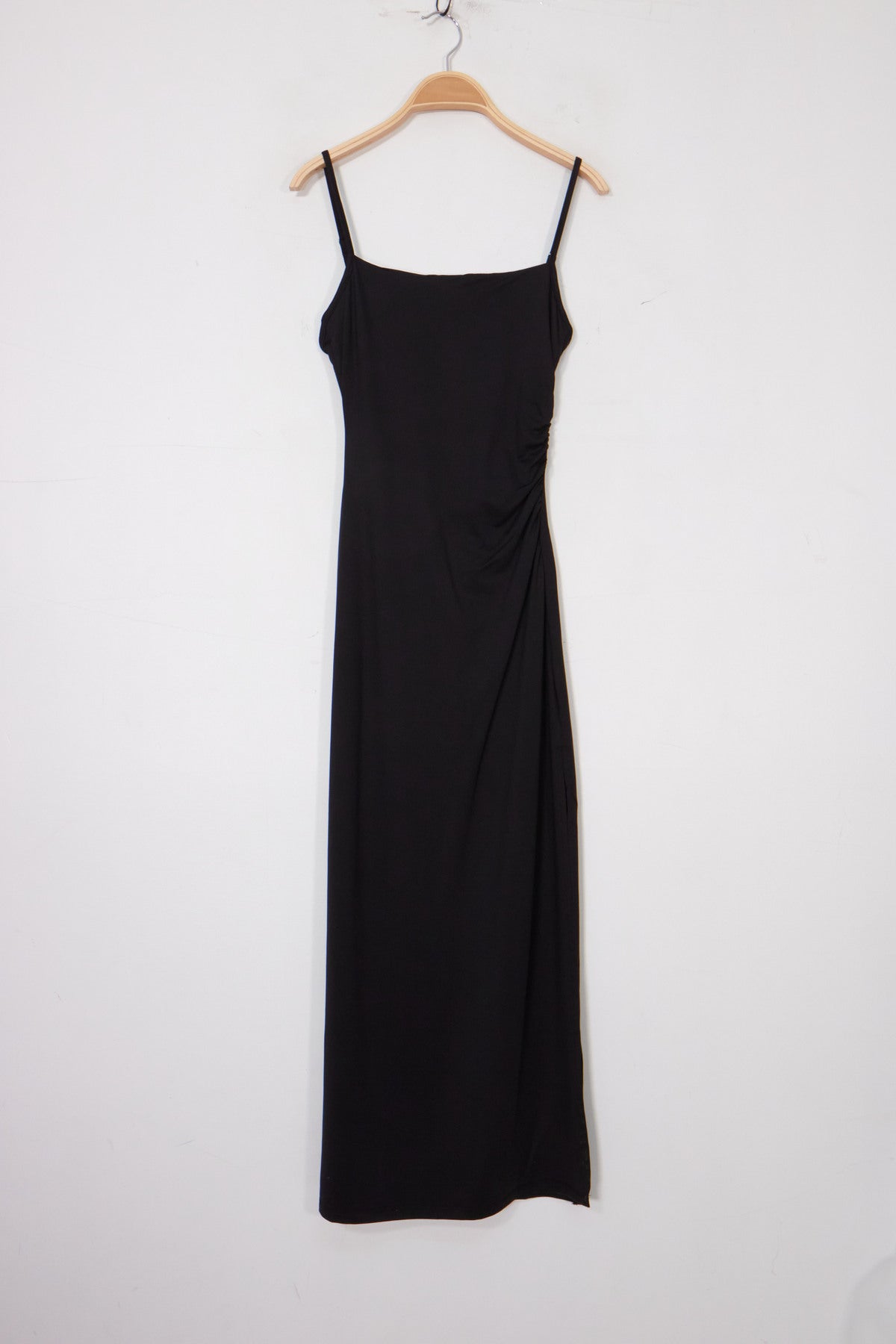 Black Maxi Dress with Slit