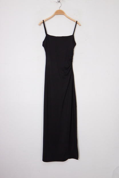 Black Maxi Dress with Slit