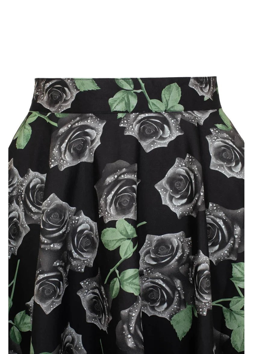 Romance Noire Skirt - Skirts - Hell Bunny