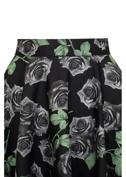 Romance Noire Skirt - Skirts - Hell Bunny