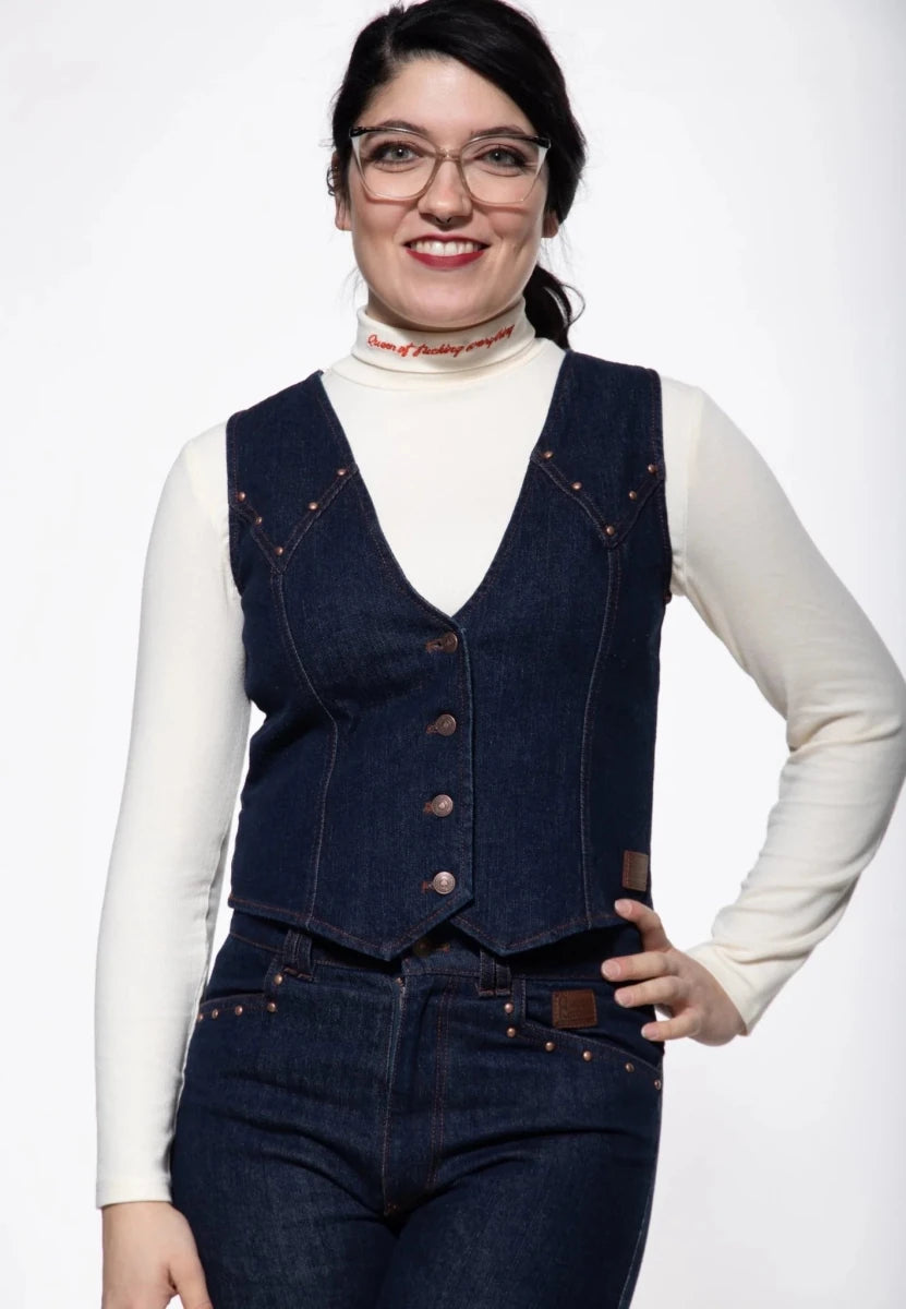 Ruby Denim Jacket - Jackets - Queen Kerosin