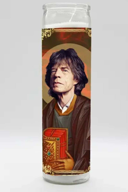 Saint Mick Jagger Prayer Candle - Home - BOBBYK boutique