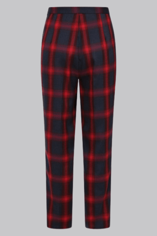 Simona Check Trousers - Trousers - Banned