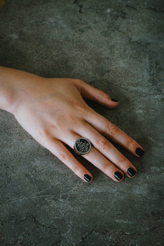 Skeleton Cowboy Ring - Jewellery - House of Bones Jewelry