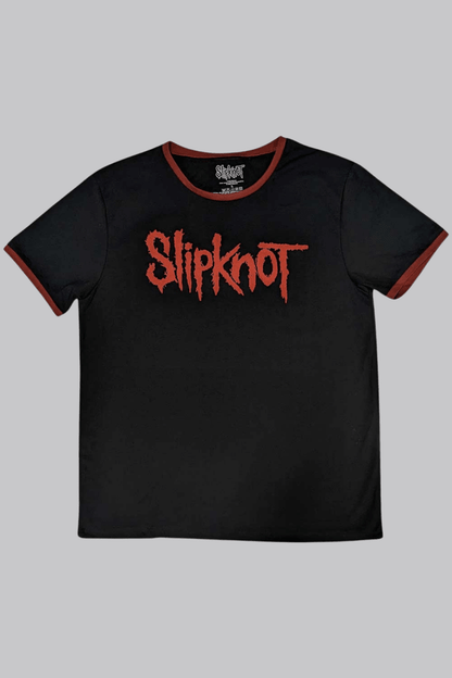 Slipknot Logo Ringer Shirt - Bandshirts - Official Merchandise