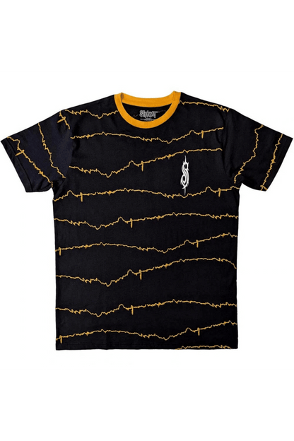 Slipknot Tribal & Barcode Ringer Shirt - Bandshirts - House of Bones