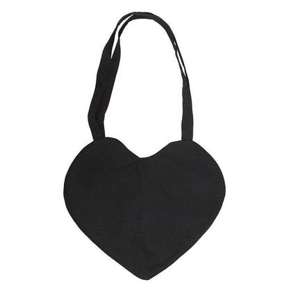 Spiderweb Heart Satin Tote Bag - Something Different Wholesale Europe