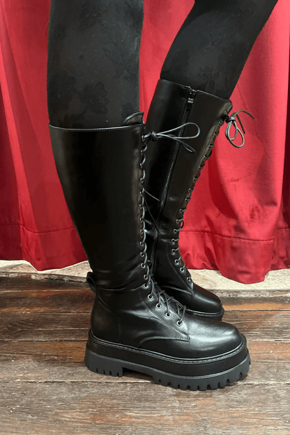 Tall Platform Boots - Shoes - HOB