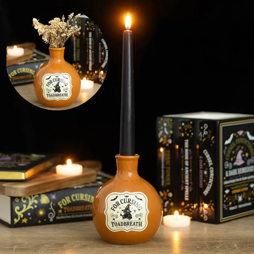 Toadbreath Potion Bottle Vase and Candle Holder - Deco - Something Different Wholesale Europe