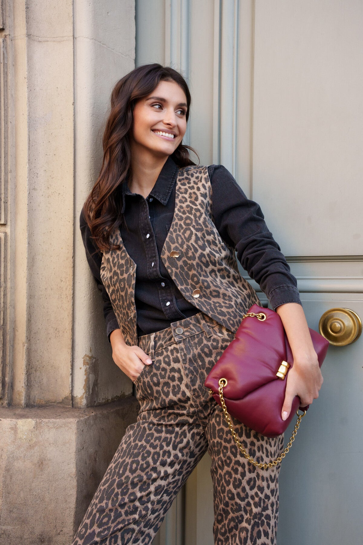 Leopard Waistcoat