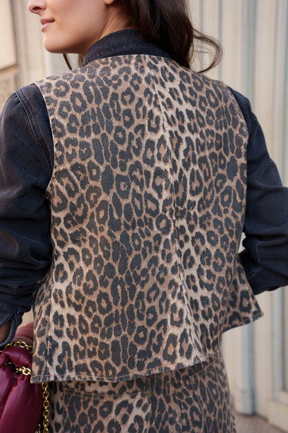 Leopard Waistcoat