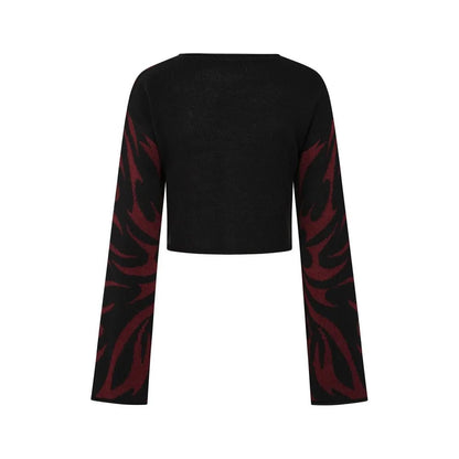 Toxic Love Jumper Burgundy - Sweaters - Banned