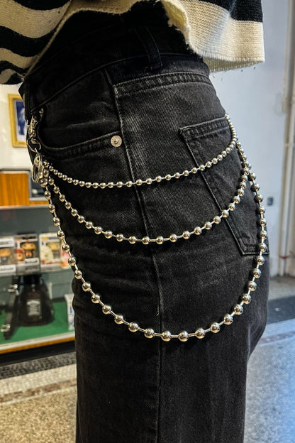 Triple Ball Wallet Chain - Accessories - HOB