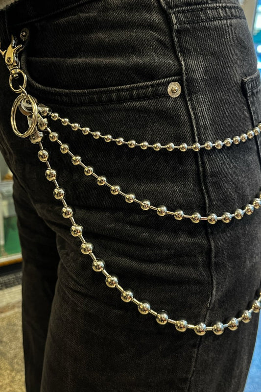 Triple Ball Wallet Chain - Accessories - HOB