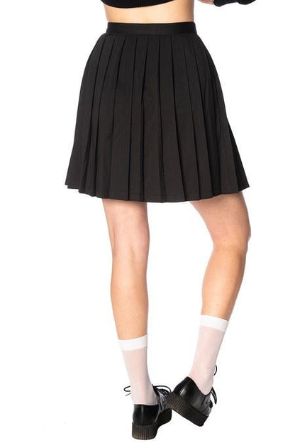 Urban Vamp Pleats Skirt - Skirts - Banned
