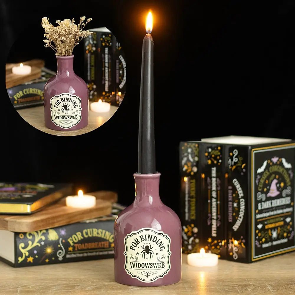 Widowsweb Potion Bottle Vase and Candle Holder - Deco - Something Different Wholesale Europe