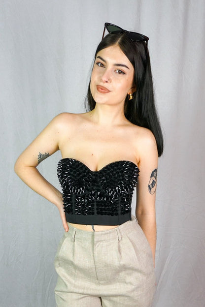 Xenia Top Black - Belts - Banned