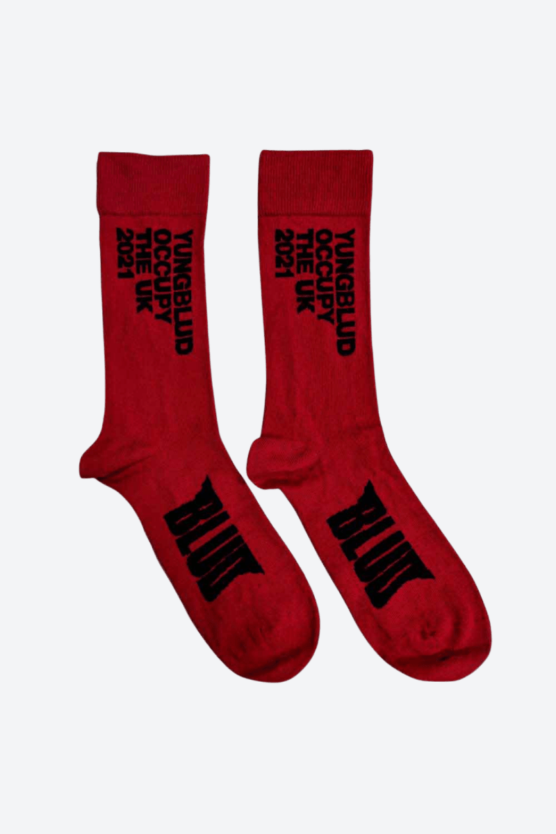Yungblud Socks Red (EU40 - 45) - Socks - Official Merchandise