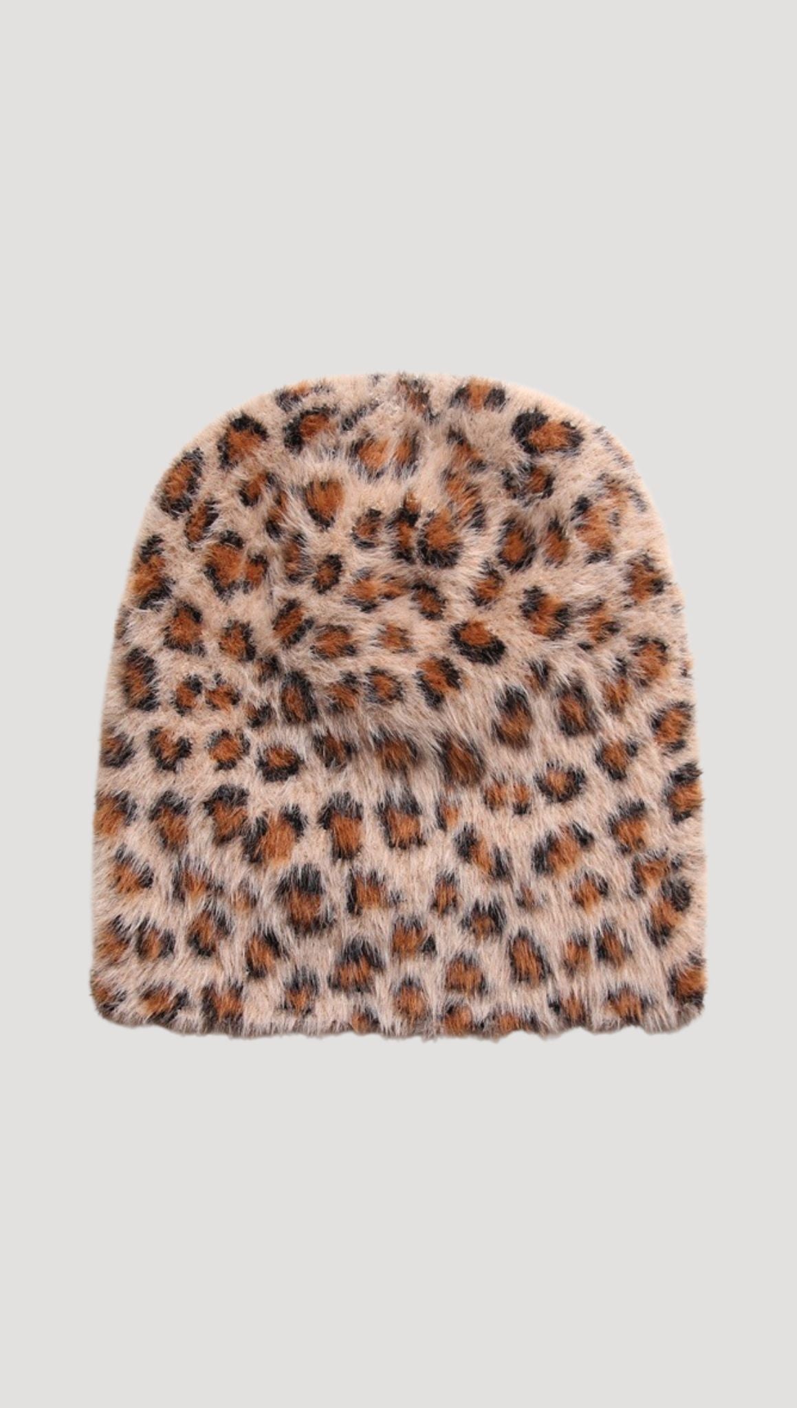 Super Soft Leopard Print Beanie