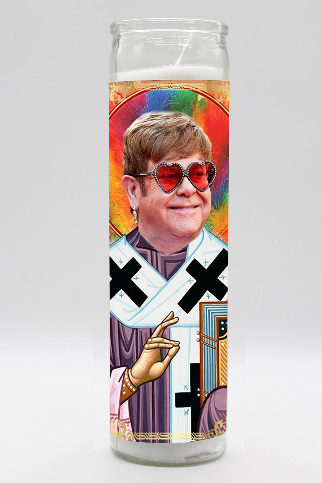Elton John Prayer candle merchandise gift idea